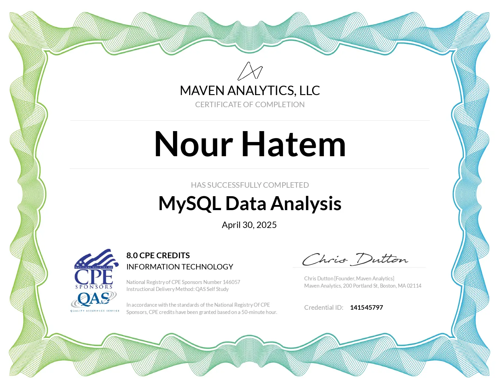MySQL Data Analysis